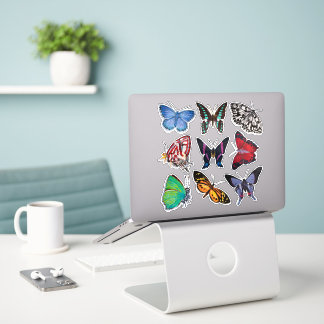 Sticker Papillons (feuille 1 Alphabet des papillons)
