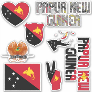 Sticker Papouasie-Nouvelle-Guinée Extraordinaire forme des