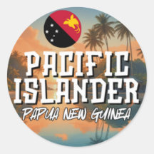 Sticker Papouasie-Nouvelle-Guinée PNG Pacific Isla