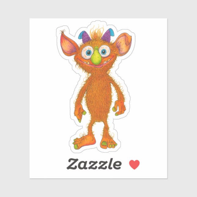 Sticker Papy Troll (Feuille)