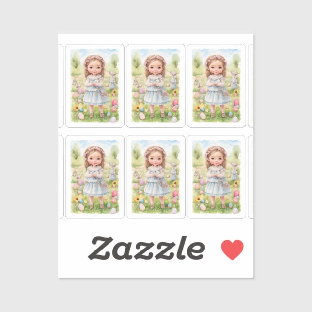 Sticker Pâques (Feuille)