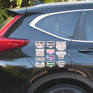 Sticker paquet citation motivante drôle esthétique chats m