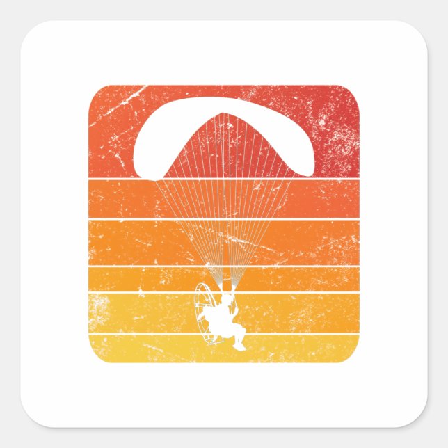 Sticker Paramotor Sticker Sticker Hang Gliding (Devant)