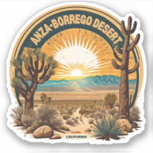Sticker Parc d'État du désert d'Anza-Borrego Californie