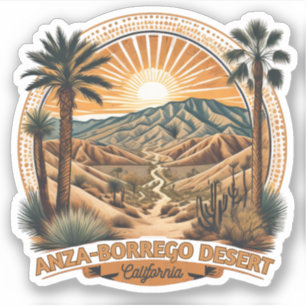 Sticker Parc d'État du désert d'Anza-Borrego Californie