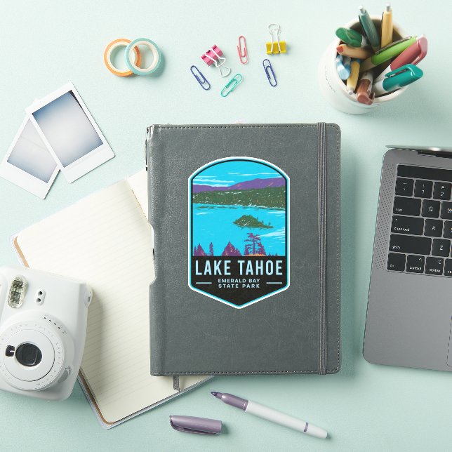 Sticker Parc d'état du lac Tahoe Emerald Bay (Couverture iPad)