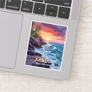 Sticker Parc national d'Acadia   Otter Cliffs Voyage dans 