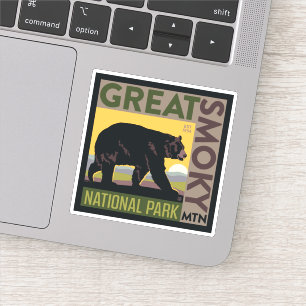 Sticker Parc national de Great Smoky Mountain  Ours