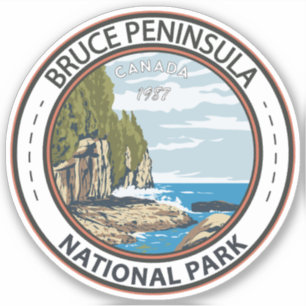 Sticker Parc national de la Péninsule-Bruce Canada