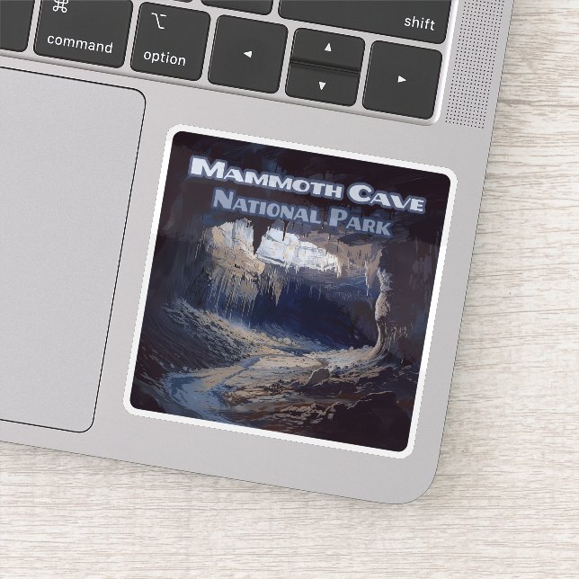 Sticker Parc national de Mammoth Cave Kentucky (Détail)