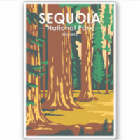 Parc national de Sequoia Sequoia Arbres géants Vin