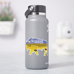 Sticker Parc national de Yellowstone, Wyoming Bison