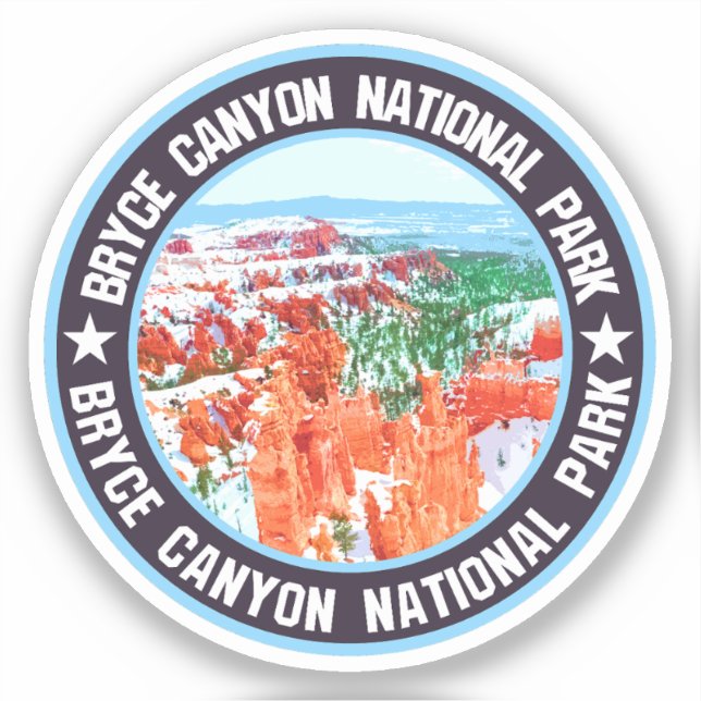 Sticker Parc national du Bryce Canyon (Recto)