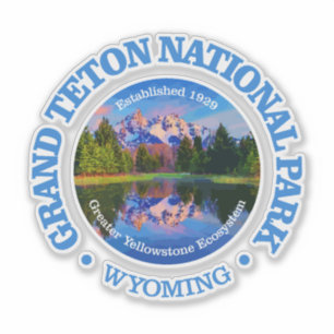 Sticker Parc national du Grand Teton (rd)2