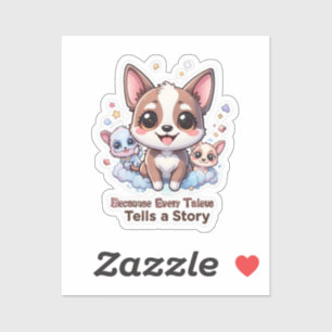 Sticker Parce que chaque Taleus raconte une histoire migno