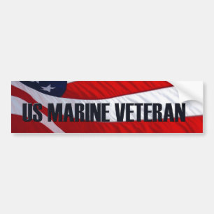 Sticker pare-chocs américain vétéran de la marine