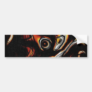 Sticker pare-chocs d'art Abstrait