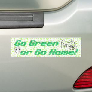 Sticker pare-chocs "Devenez écolo ou rentrer chez 