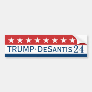 Sticker pare-chocs Donald Trump Mike Pence Stars 2