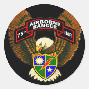 Sticker pare-chocs du 75e régiment de Rangers d'in