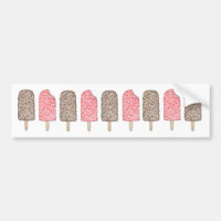 Sticker pare-chocs Eclair Popsicles Crème de glace