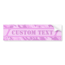 Sticker pare-chocs en camouflage rose