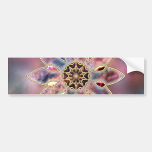 Sticker pare-chocs en galaxies marbrées