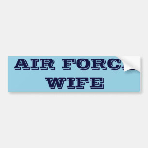 Sticker pare-chocs Femme de la Force aérienne