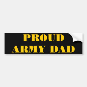 Sticker pare-chocs Fière armée papa