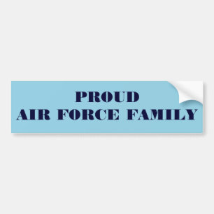Sticker pare-chocs Fière famille de la Force aérie