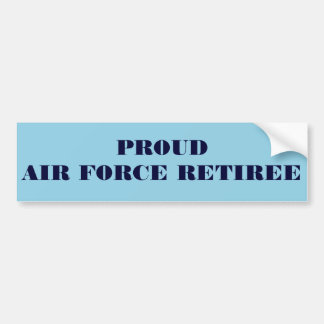 Sticker pare-chocs Fière retraite de la Force aéri