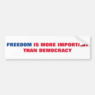Sticker pare-chocs Freedom