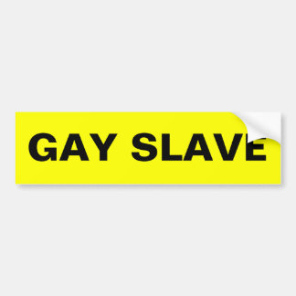 Sticker pare-chocs Gay Esclave