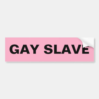 Sticker pare-chocs Gay Esclave