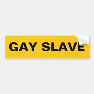 Sticker pare-chocs Gay Esclave