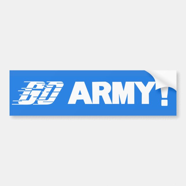Sticker pare-chocs Go Army (Devant)