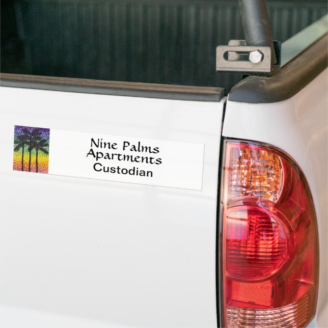 Sticker pare-chocs - Identificateur utilisateur au (Sur camion)