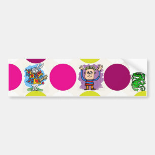 Sticker pare-chocs pois