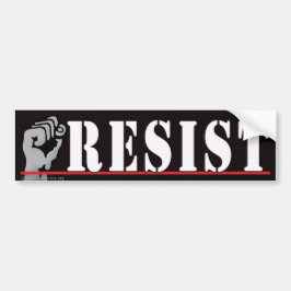 Sticker pare-chocs "Résiste"