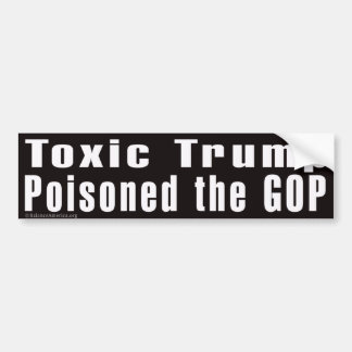 Sticker pare-chocs 'Toxique Trump'