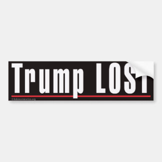Sticker pare-chocs "Trump LOST"