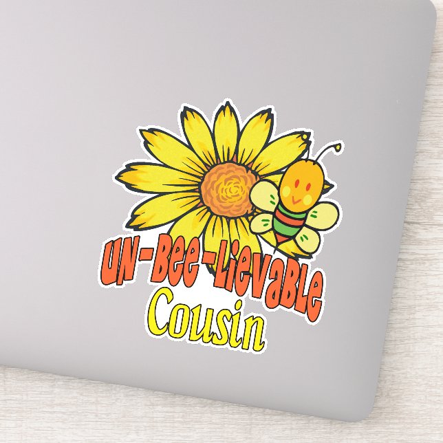 Sticker Parfums et abeilles Cousin incroyables (Détail)