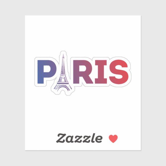 Sticker Paris (Feuille)