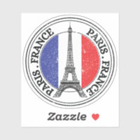 Sticker Paris France Tour