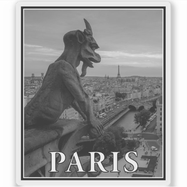 Sticker Paris gothique (Devant)