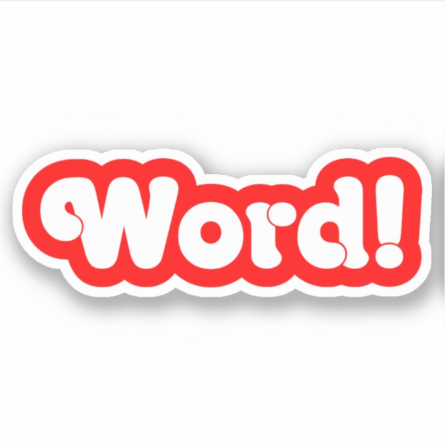 Sticker Parole ! (Devant)