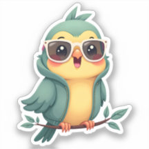 Parrot de la jungle cool | Oiseau tropical de Kawa