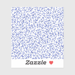 Sticker Parties scintillant bleu blanc Poster de animal l