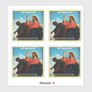 Sticker Pas aujourd'hui Satan Matthew 4:10