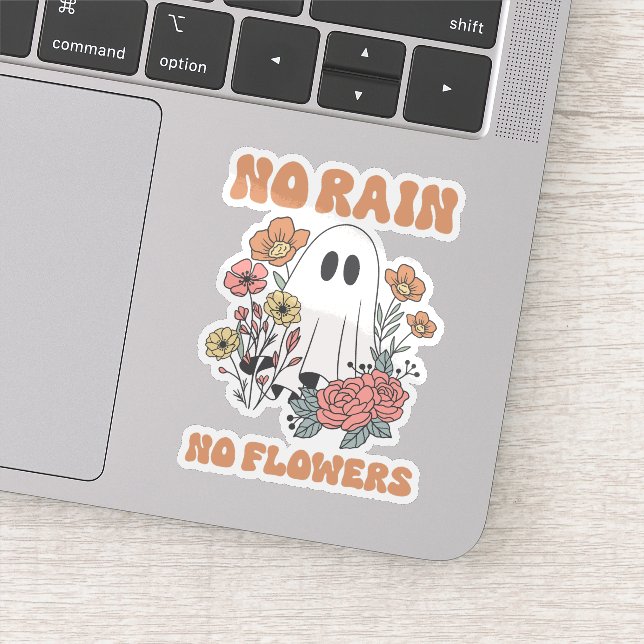 Sticker Pas de pluie Pas de fleurs (Détail)